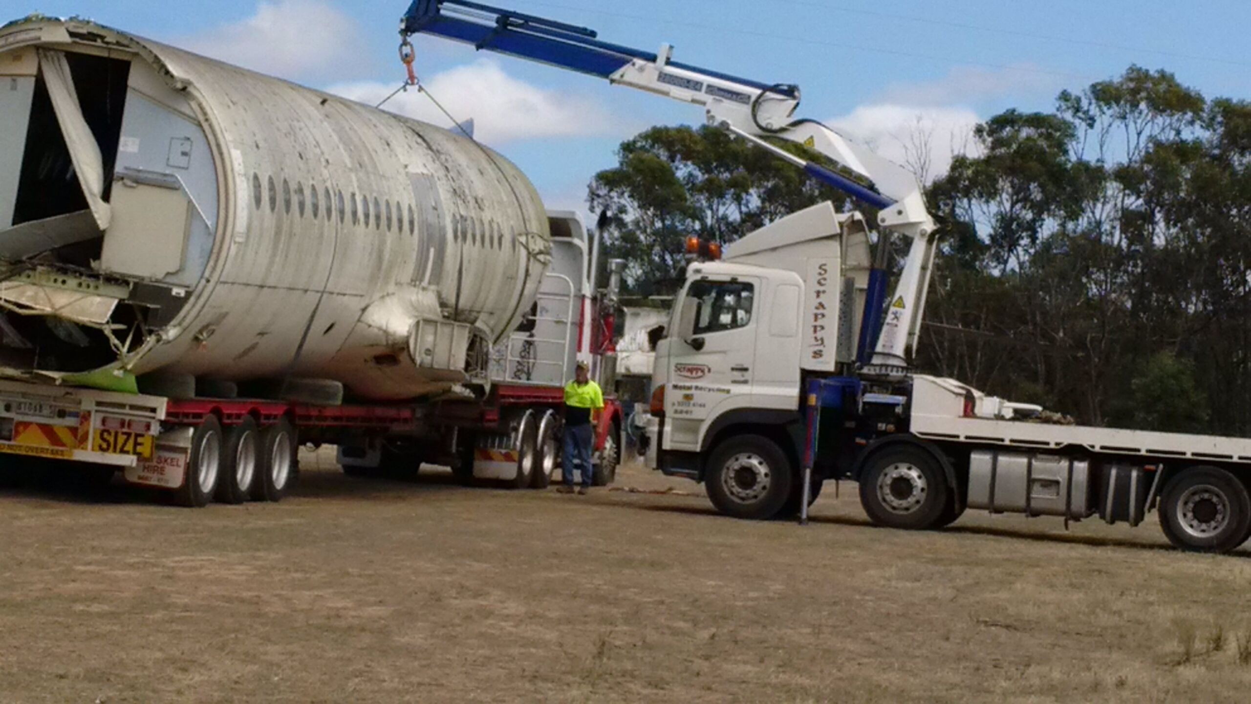 How do you recycle an aircraft? Scrappys Metal Recycling